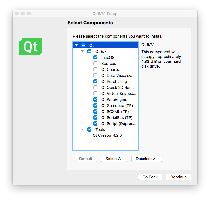 Configure Qt Creartor For Mac