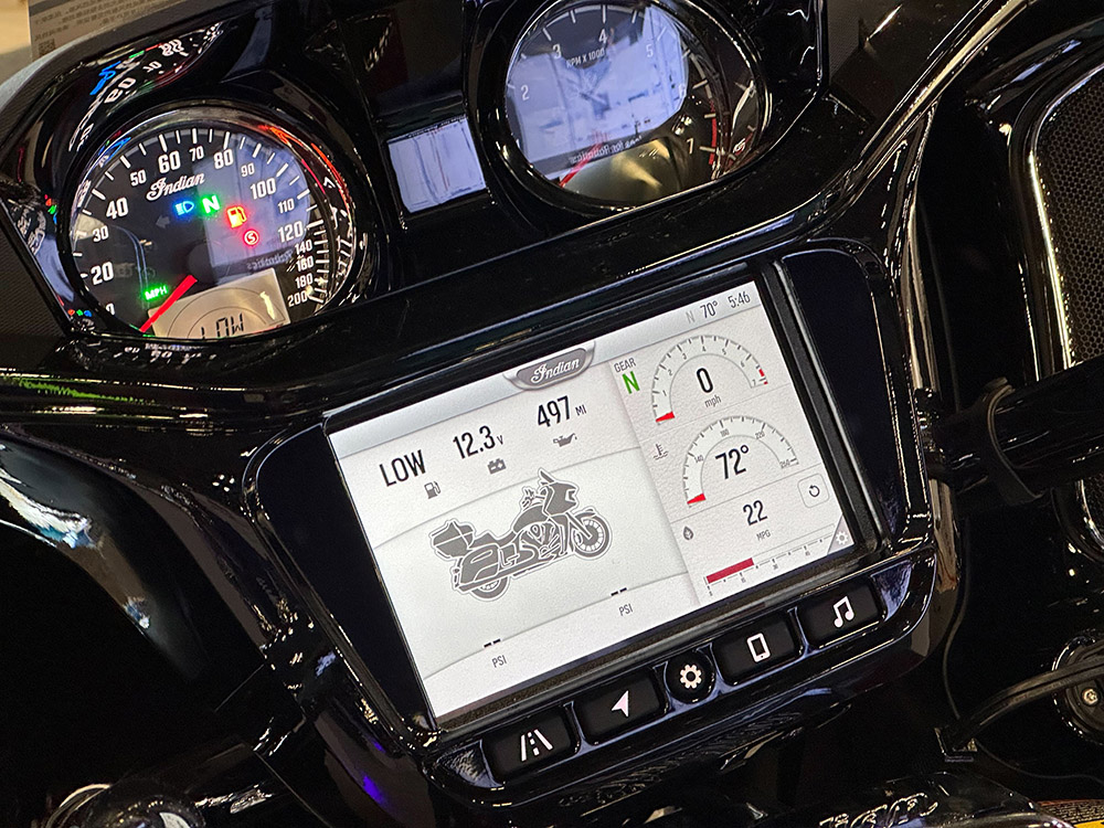 Indian Motorcycle infotainment system