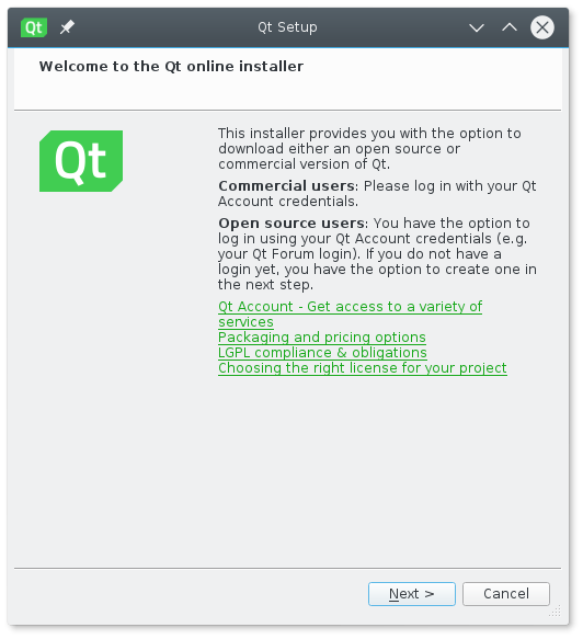 ubuntu qt creator 3.5.1 help
