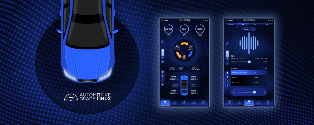 CES 2024 New UI for Automotive Grade Linux IVI by ICS